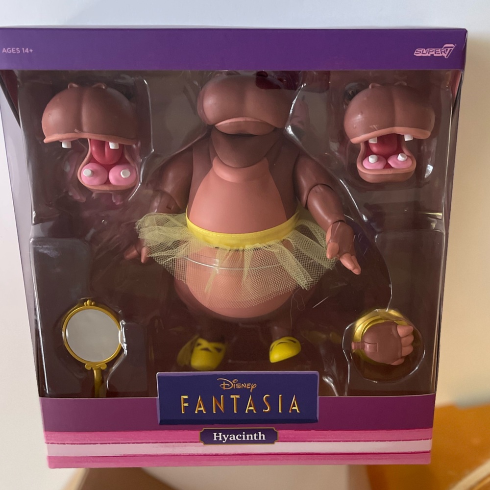 Super7 Disney Ultimates 7” Hyacinth Hippo‎ Figure Fantasia